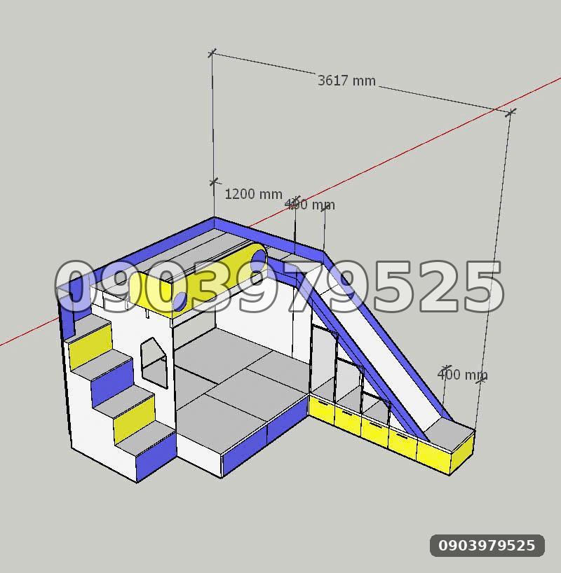 Giường tầng đa năng GT043